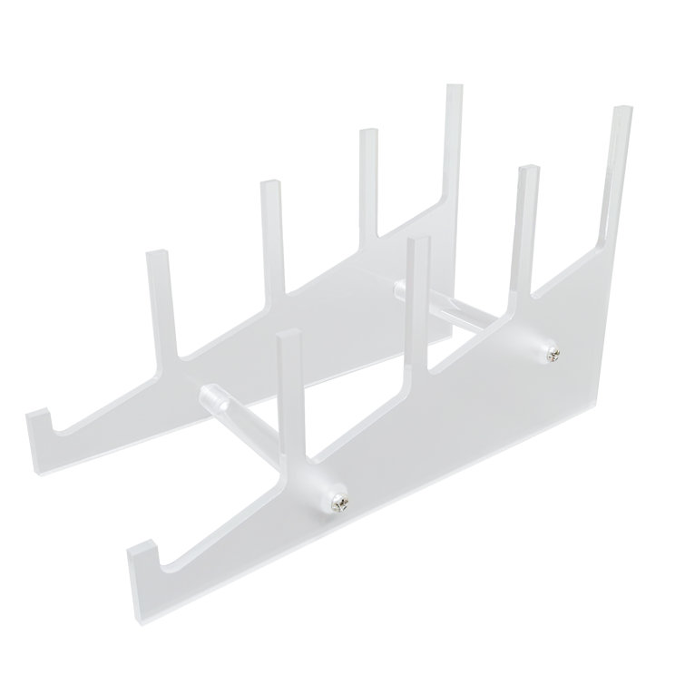 Small plate display online rack